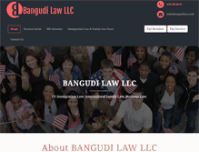 Tablet Screenshot of bangudilaw.com